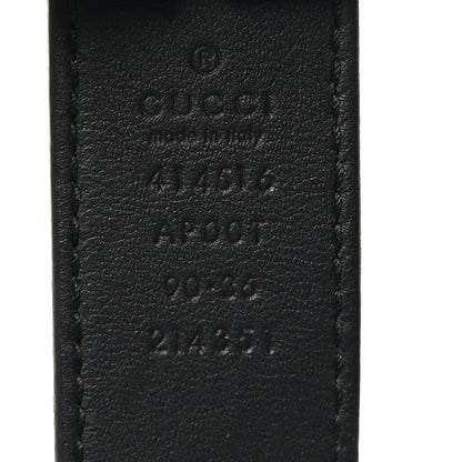 Gucci Moon Calfskin Double G 30mm Belt 90 36 Black 3 of 5