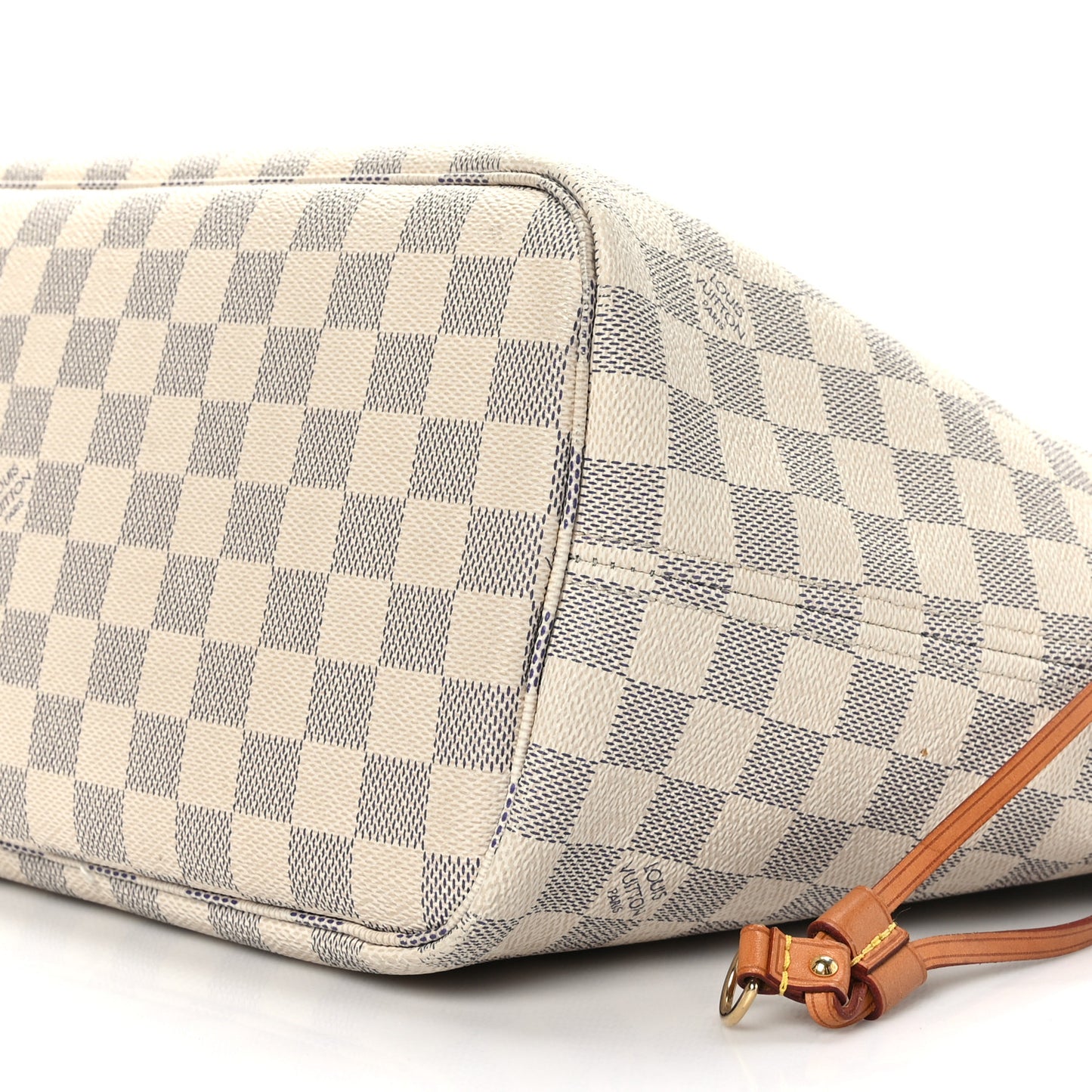 Damier Azur Neo Neverfull MM Rose Ballerine