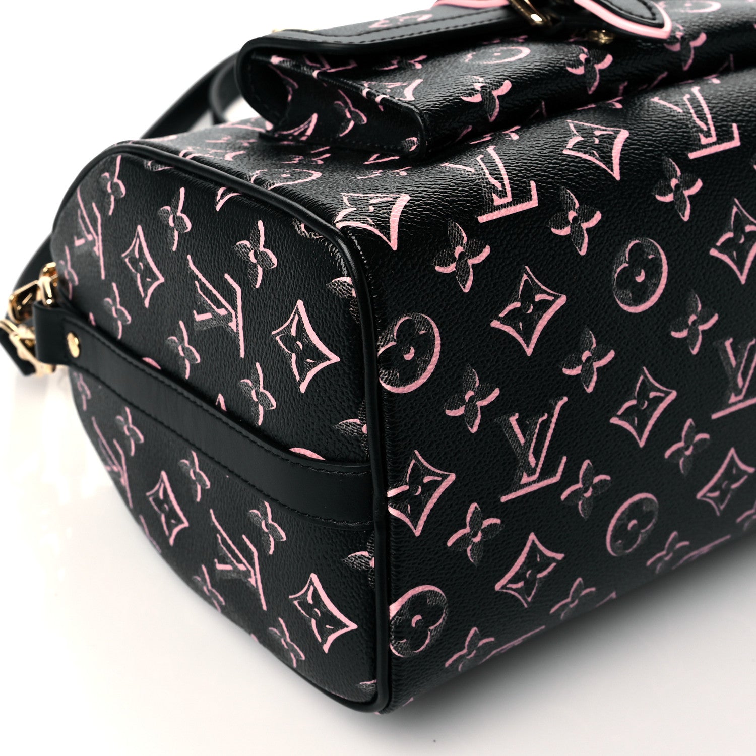 Louis Vuitton Monogram Fall for You Speedy Bandouliere 25 Black 8 of 9