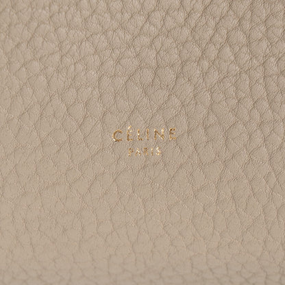 Celine Crisped Calfskin Medium Tie Knot Tote Light Taupe 10 of 11
