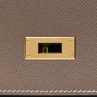 Hermes Epsom Kelly Sellier 32 Etoupe 27 of 34
