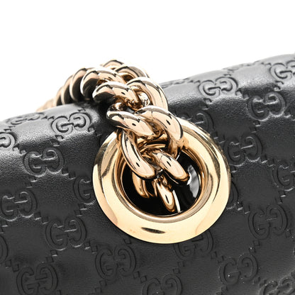 Gucci Microguccissima Medium Emily Chain Shoulder Bag Black 11 of 11