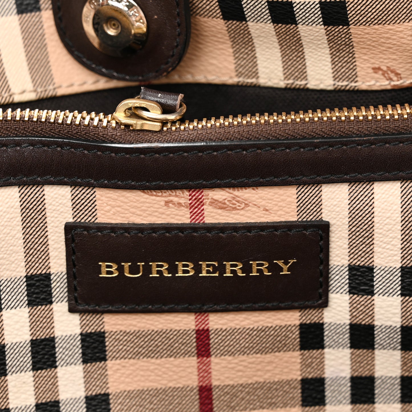 Haymarket Check Small Canterbury Tote Brown