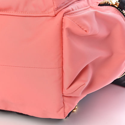 Burberry Nylon Medium Rucksack Backpack Bright Coral Pink 6 of 12