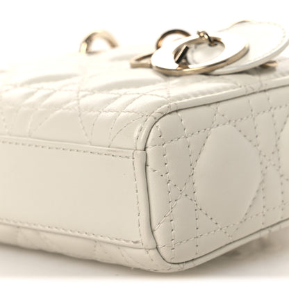 Christian Dior Lambskin Cannage Micro Lady D-Joy Latte 17 of 18
