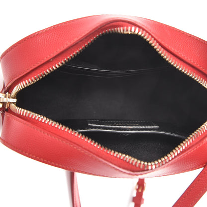 Saint Laurent Grain De Poudre Small Classic Monogram Camera Bag New Red 5 of 9
