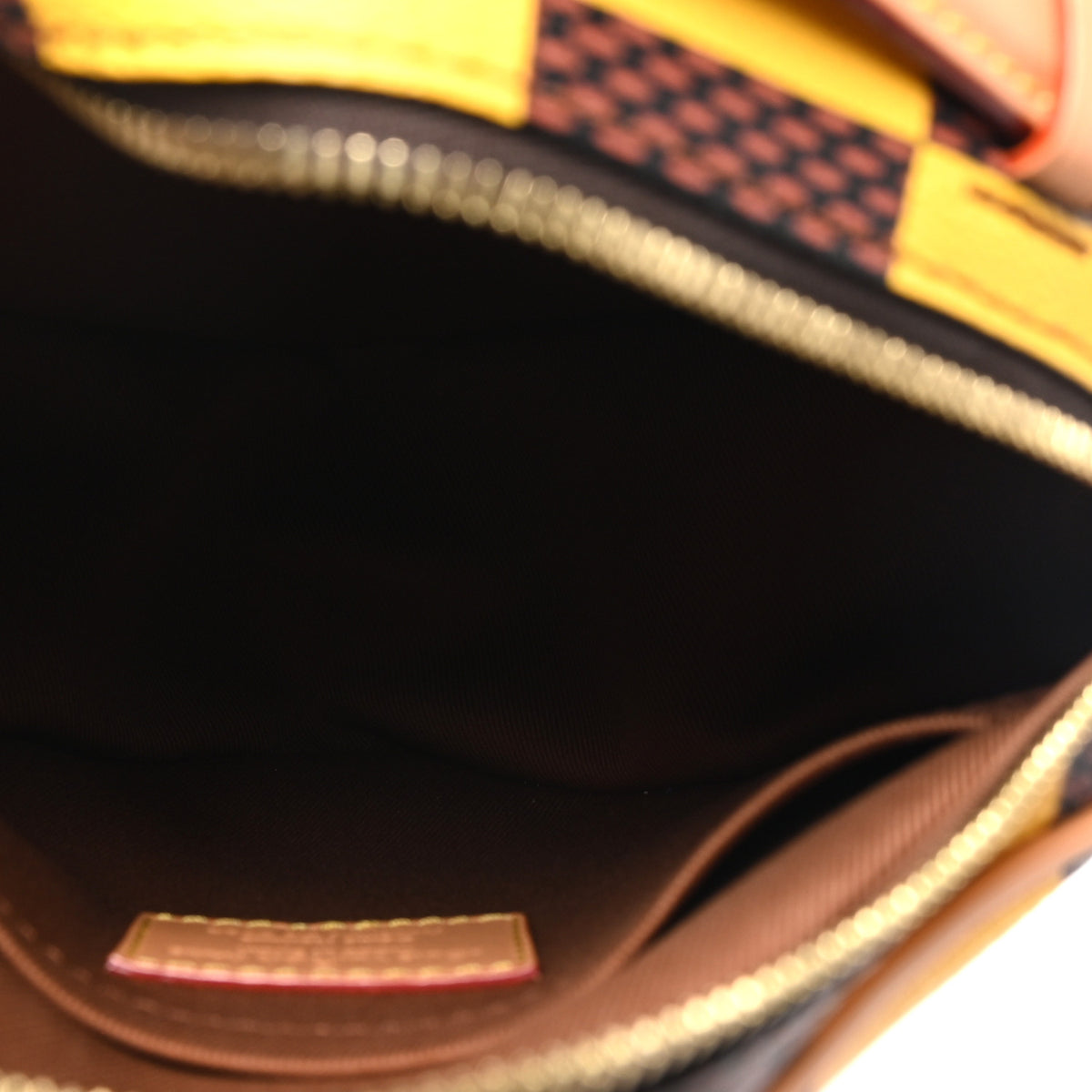 Louis Vuitton Damier Pop Chess Messenger Jaune Mat 5 of 9
