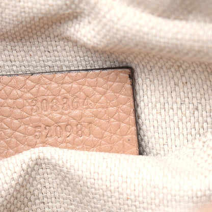 Gucci Pebbled Calfskin Small Soho Disco Bag Rose Beige 12 of 37