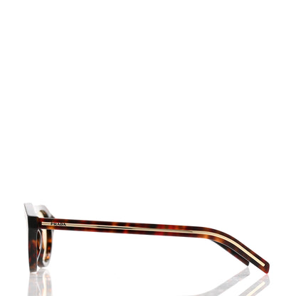 Prada Acetate Iconic Metal Plaque Sunglasses SPR B15 Chamomile 3 of 7