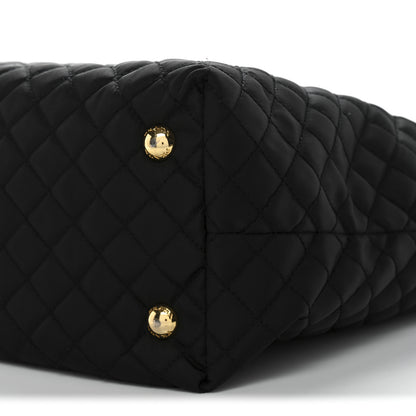 Prada Tessuto Nylon Quilted Shopping Tote Black 9 of 13