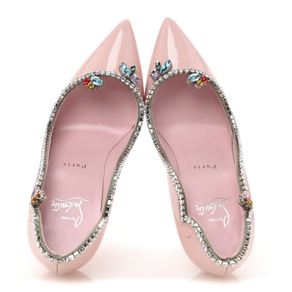Christian Louboutin Patent Chick Queen 100 Pumps 37 Rosy 2 of 8