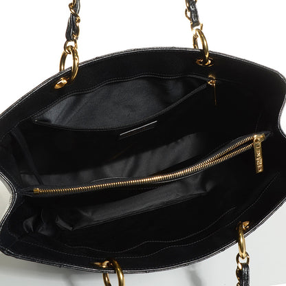Chanel Caviar Quilted Grand Shopping Tote GST Black 23 of 28