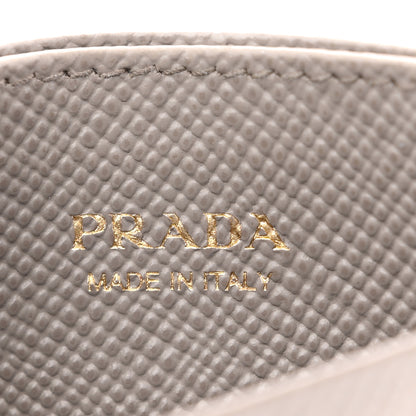Prada Saffiano Metal Card Case Argilla 6 of 9