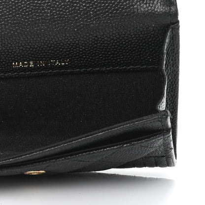Chanel Caviar Quilted Boy Flap Card Holder Black 4 of 6