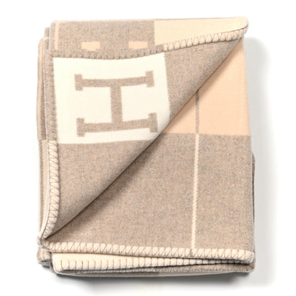 Hermes Wool Cashmere Avalon III Blanket Coco Camomille 2 of 3