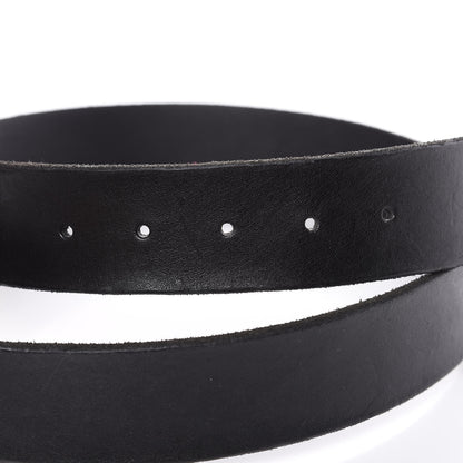 Gucci Calfskin Brass Feline Buckle Belt 85 34 Black 5 of 8