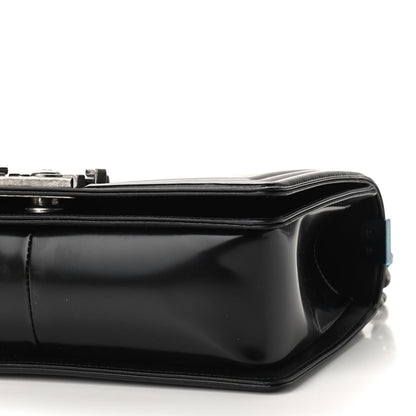 Chanel Glazed Calfskin Medium Boy Flap Black 10 of 12