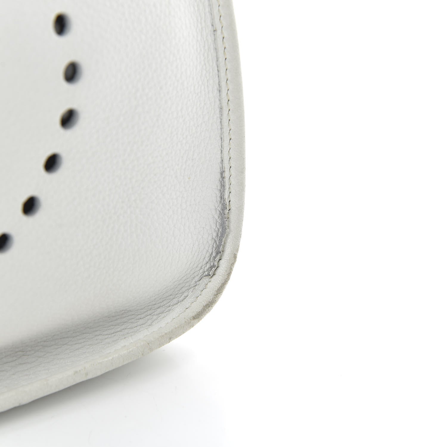 Hermes Taurillon Clemence Evelyne GM White 12 of 15
