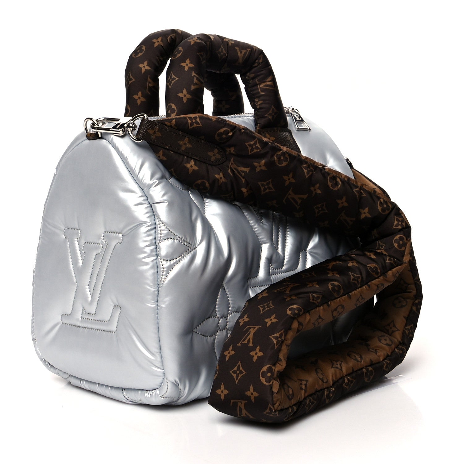 Louis Vuitton Econyl Mini Monogram Pillow Speedy Bandouliere 25 Silver 3 of 10