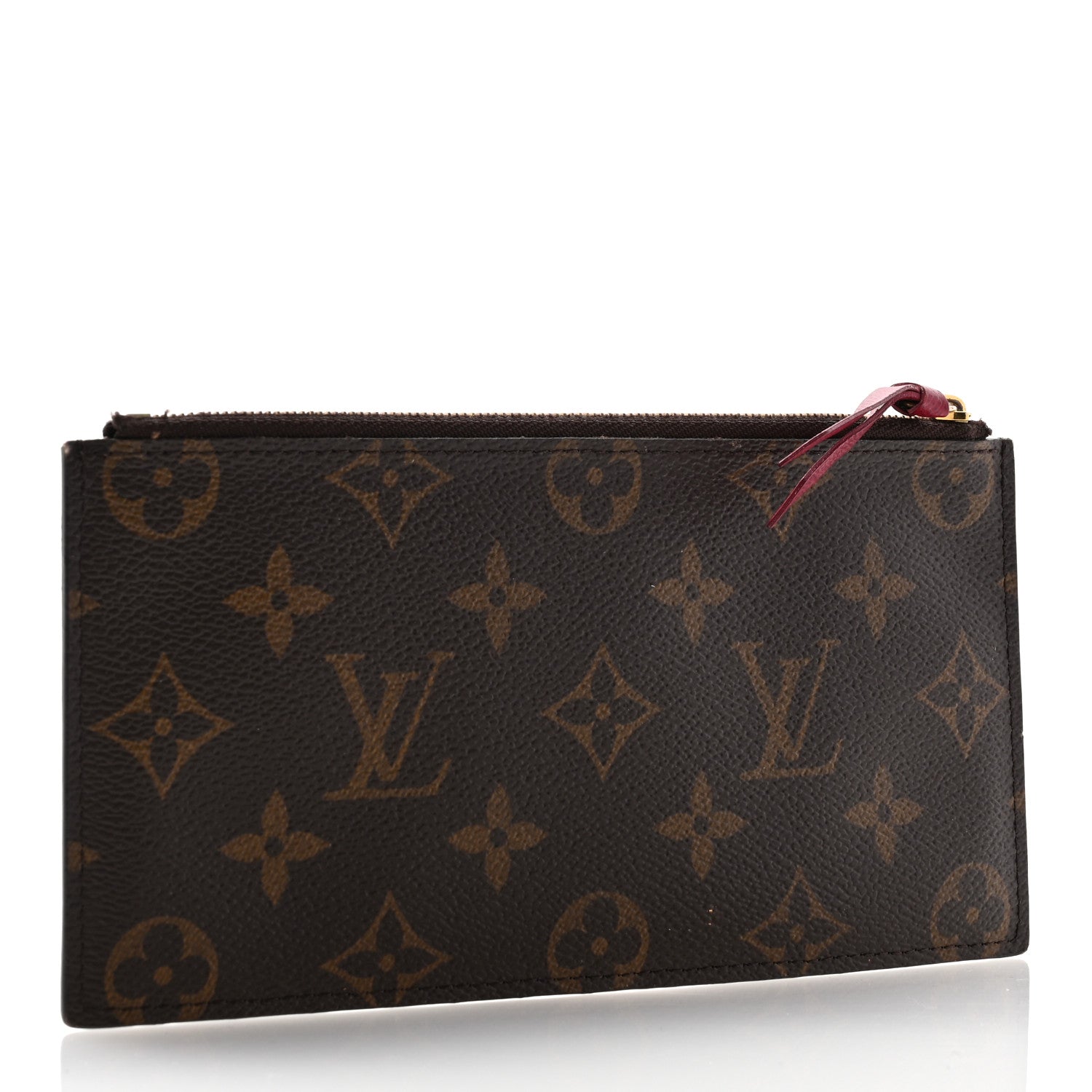 Louis Vuitton Monogram Felicie Chain Wallet Zippered Insert Fuchsia 3 of 8