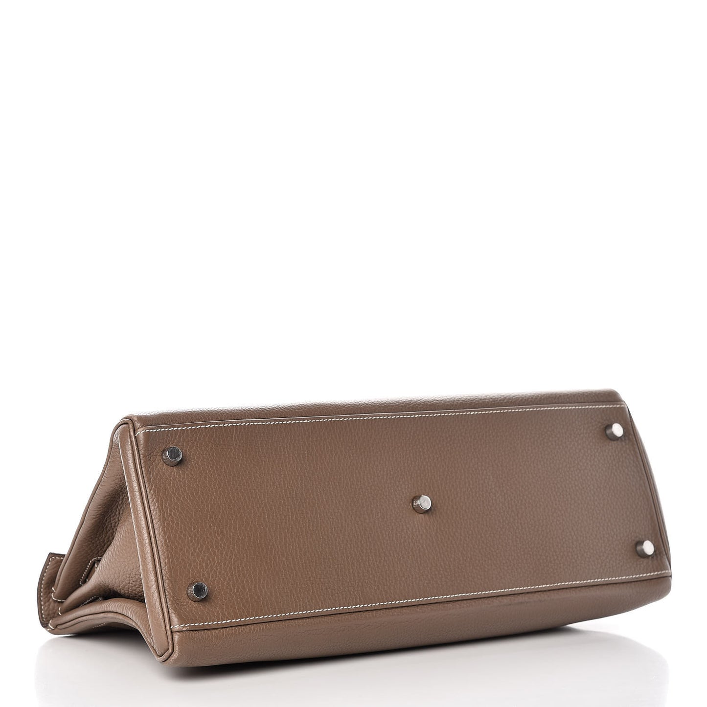 Taurillon Clemence Shoulder Kelly 40 Etoupe