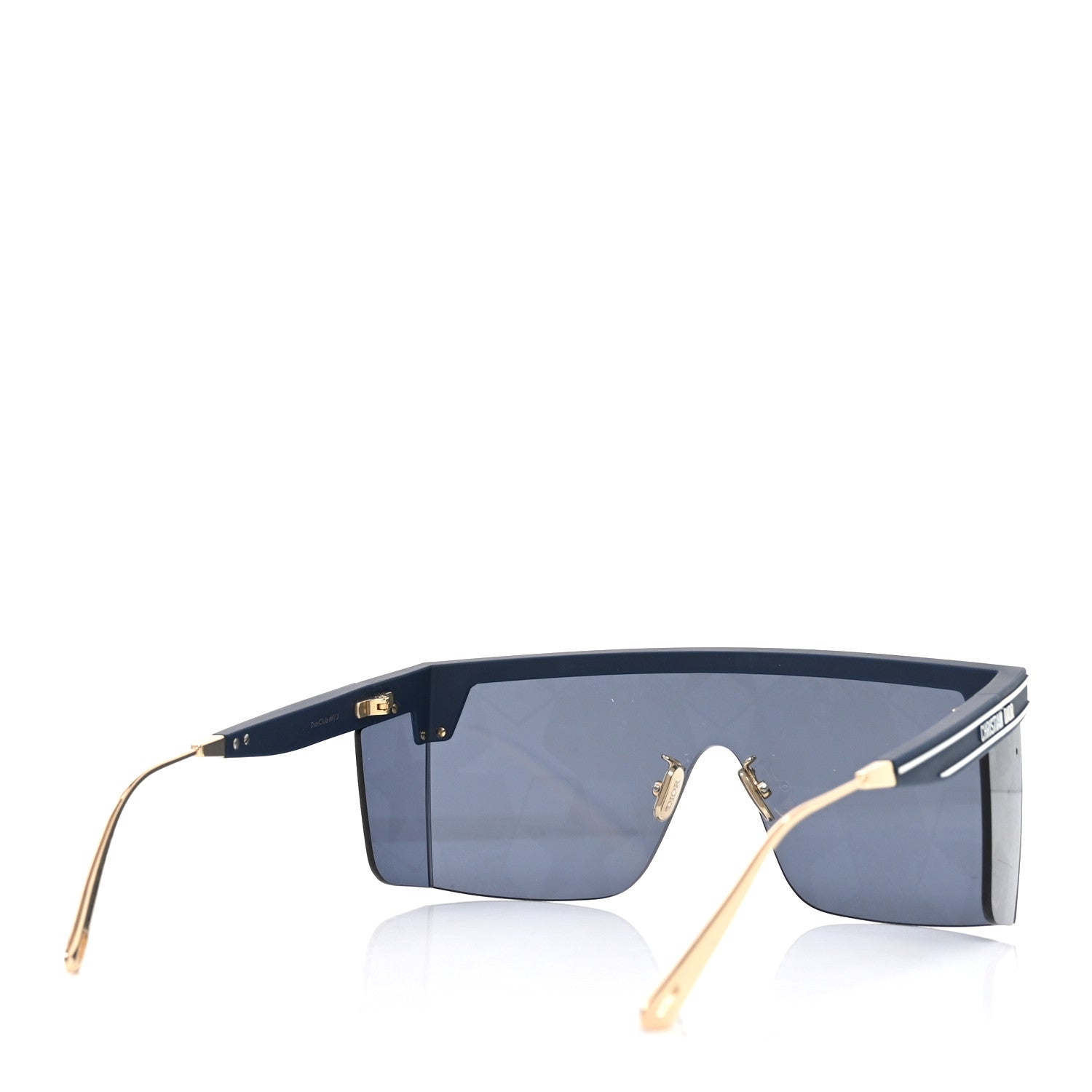 Christian Dior Geometric Diorclub M1U Mask Sunglasses Matte Blue 4 of 7