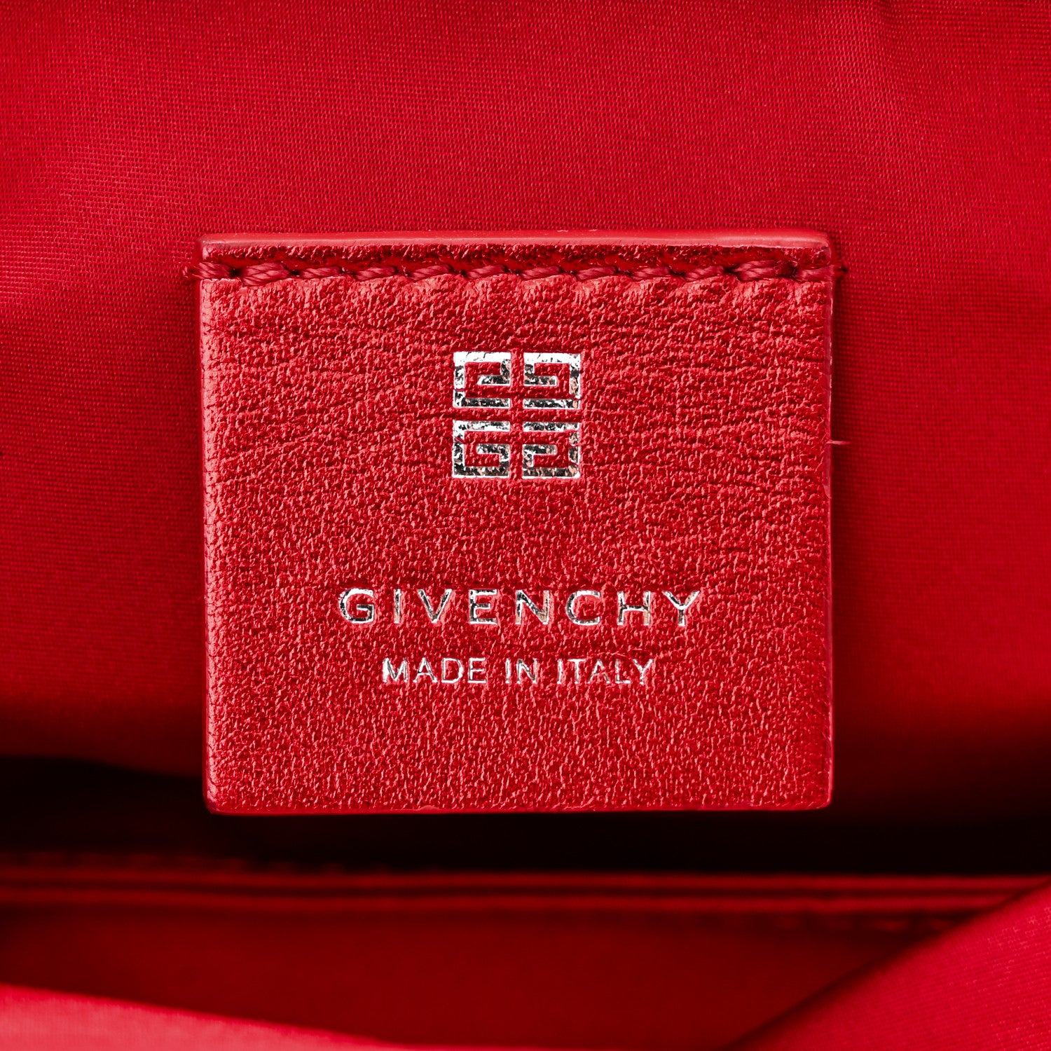Givenchy Satin Mini Kenny Shoulder Bag Red 6 of 11