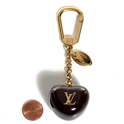 Louis Vuitton Pomme Bag Charm Key Holder Amarante 2 of 4