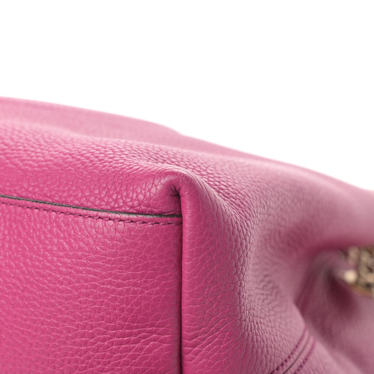 Cellarius Calfskin Medium Soho Chain Shoulder Bag Bright Bouganville