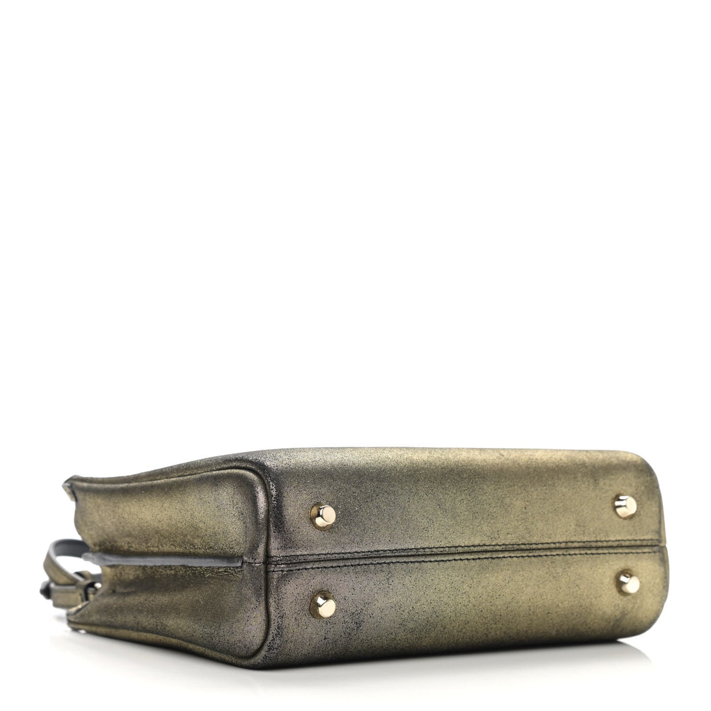 Metallic Lambskin Mini Le Journee Gold