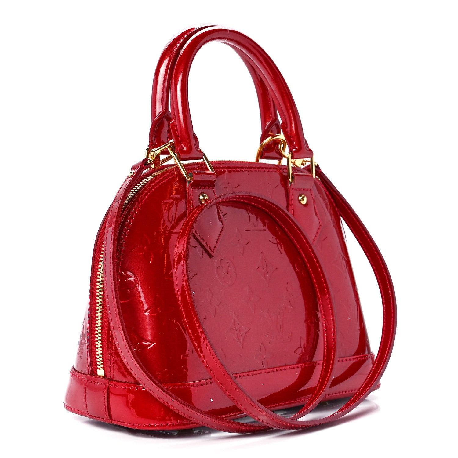 Louis Vuitton Vernis Alma BB Pomme D'Amour 3 of 12