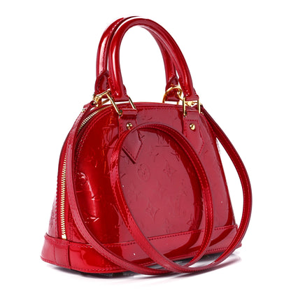 Louis Vuitton Vernis Alma BB Pomme D'Amour 3 of 12