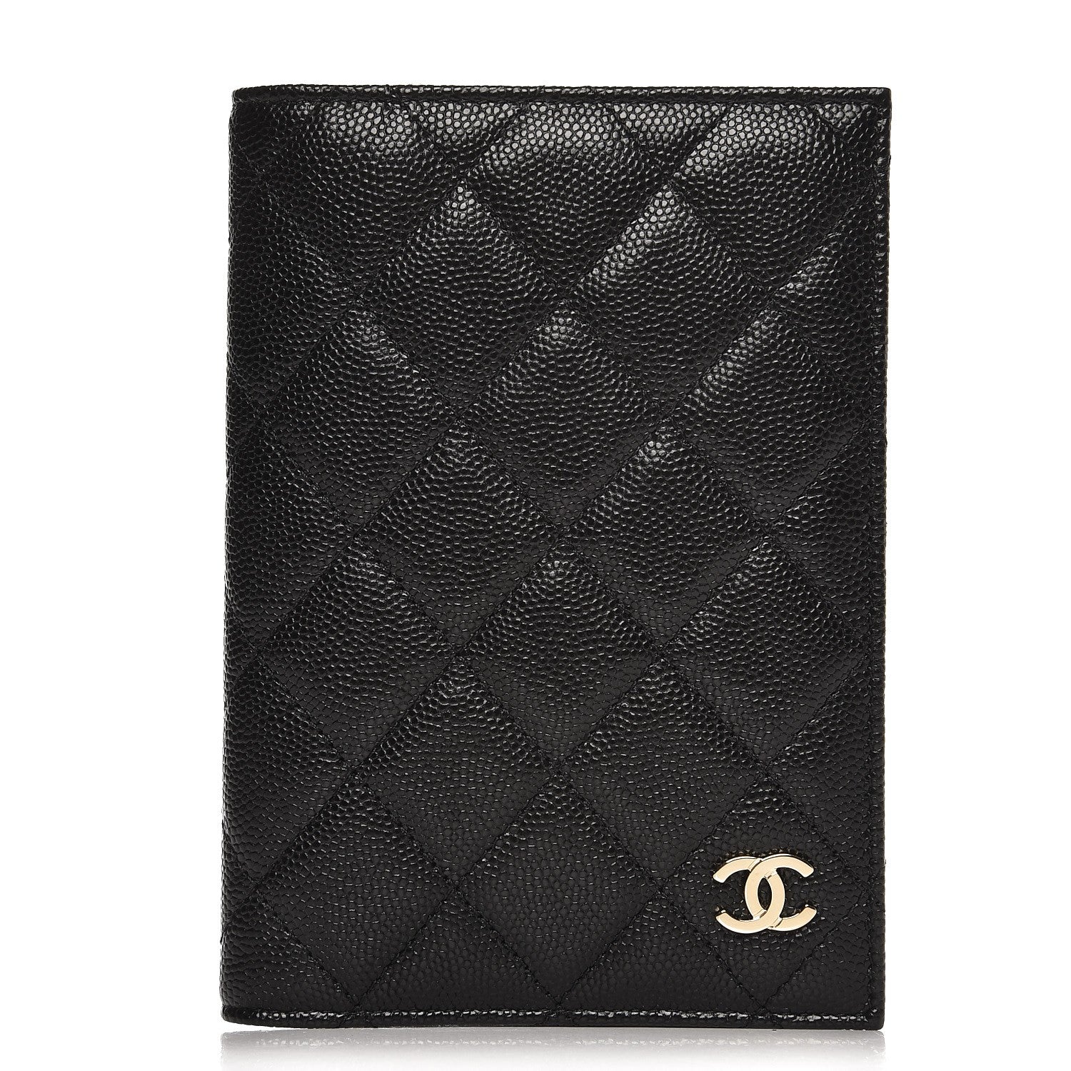 Chanel Caviar Quilted Passport Holder Black 1 of 8