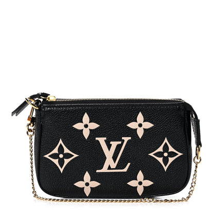 Louis Vuitton Empreinte Monogram Giant Mini Pochette Accessories Black 1 of 9