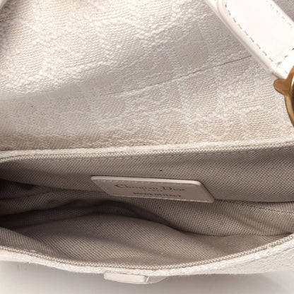 Christian Dior Oblique Mini Saddle Bag White 4 of 4