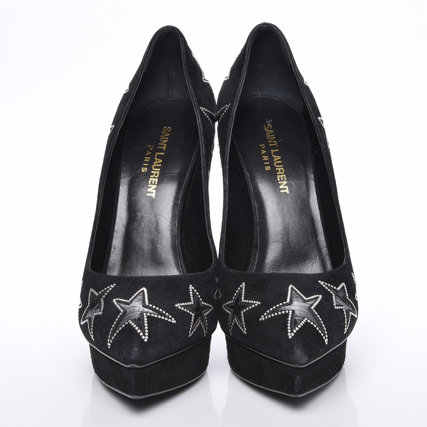 Suede Star Janis 105 Platform Pumps 38 Black