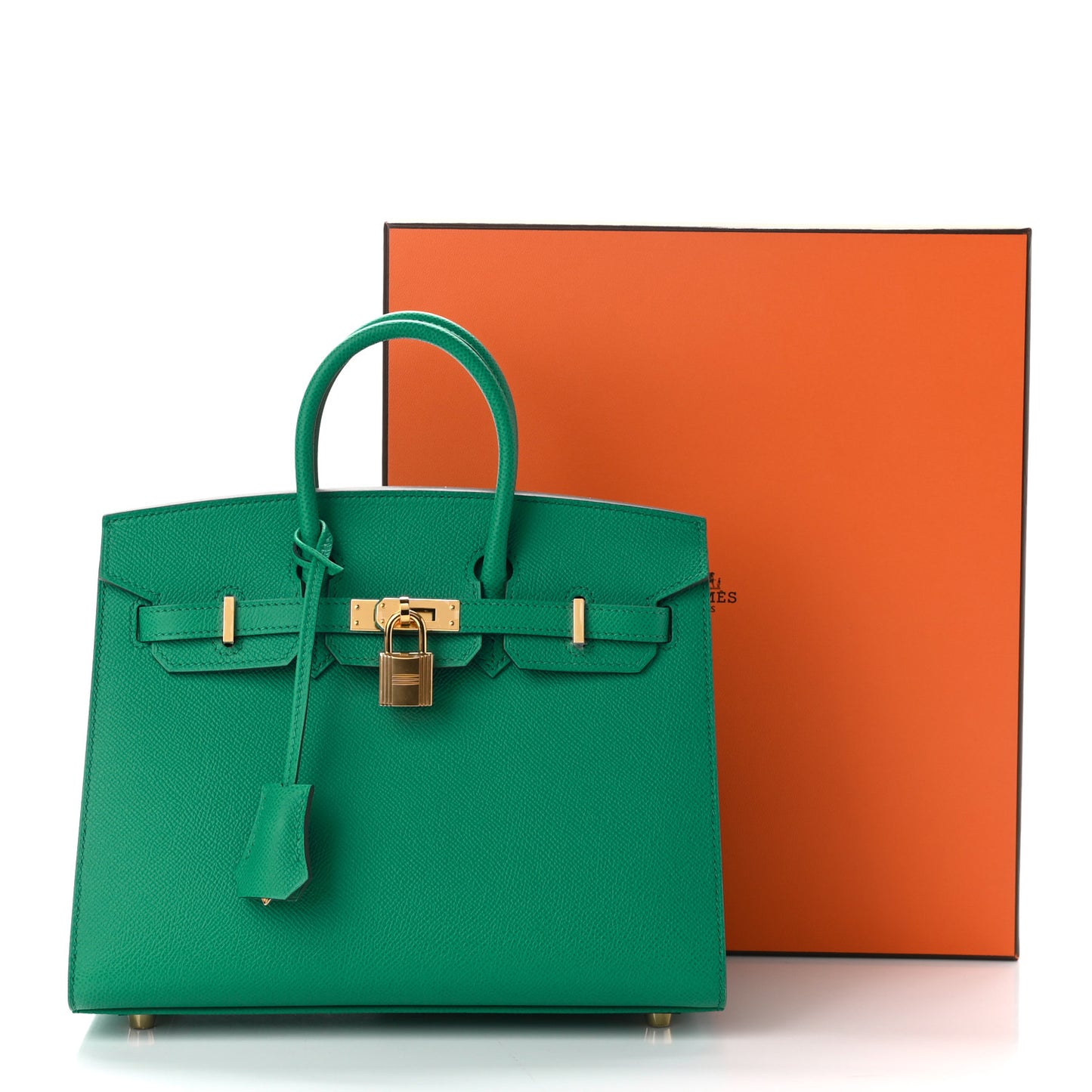 Epsom Birkin Sellier 25 Vert Jade