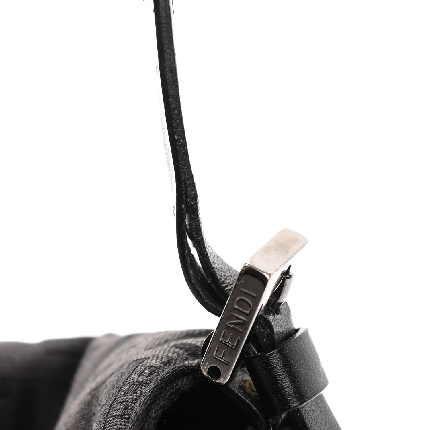 Fendi Zucchino Baguette Black 11 of 11