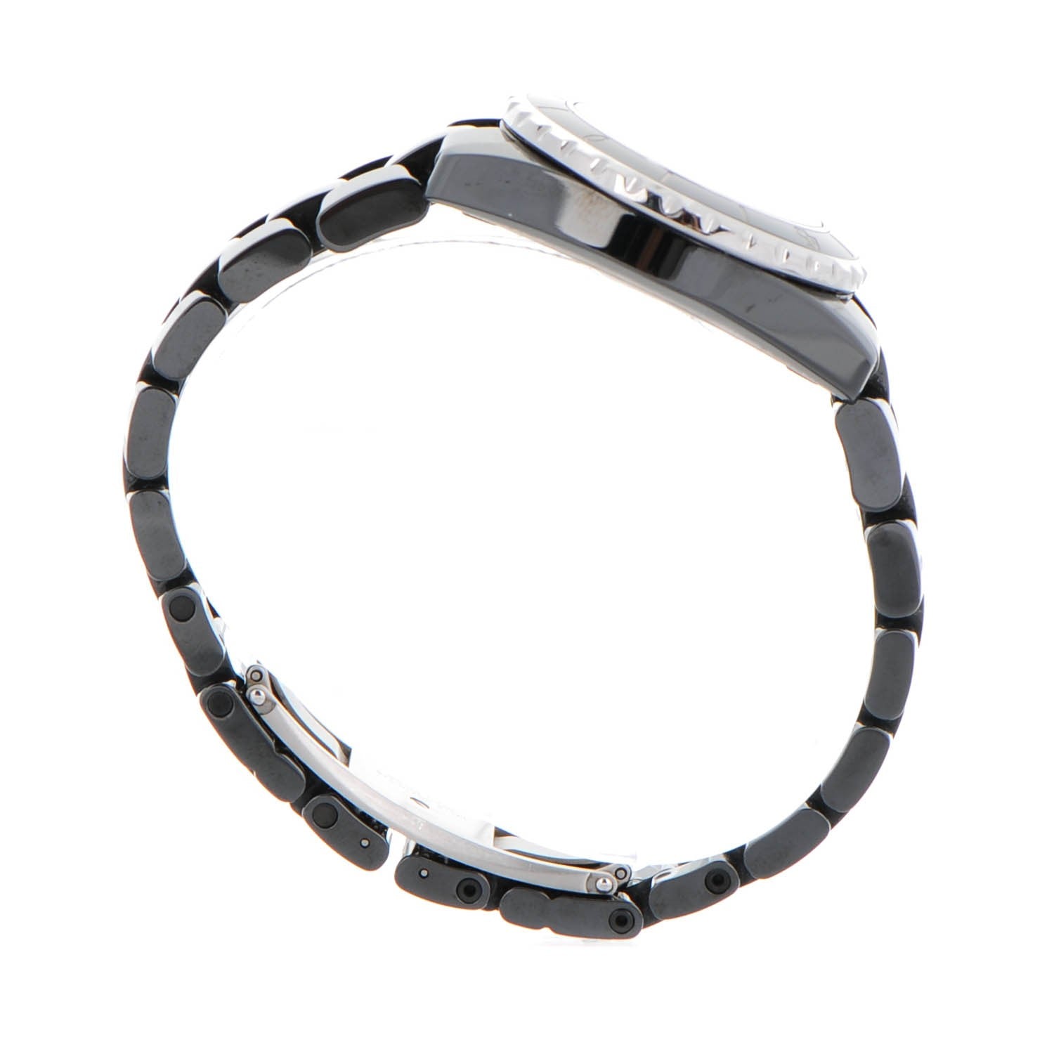 Chanel Stainless Steel Ceramic 33mm J12 Quartz Watch Black 3 of 9