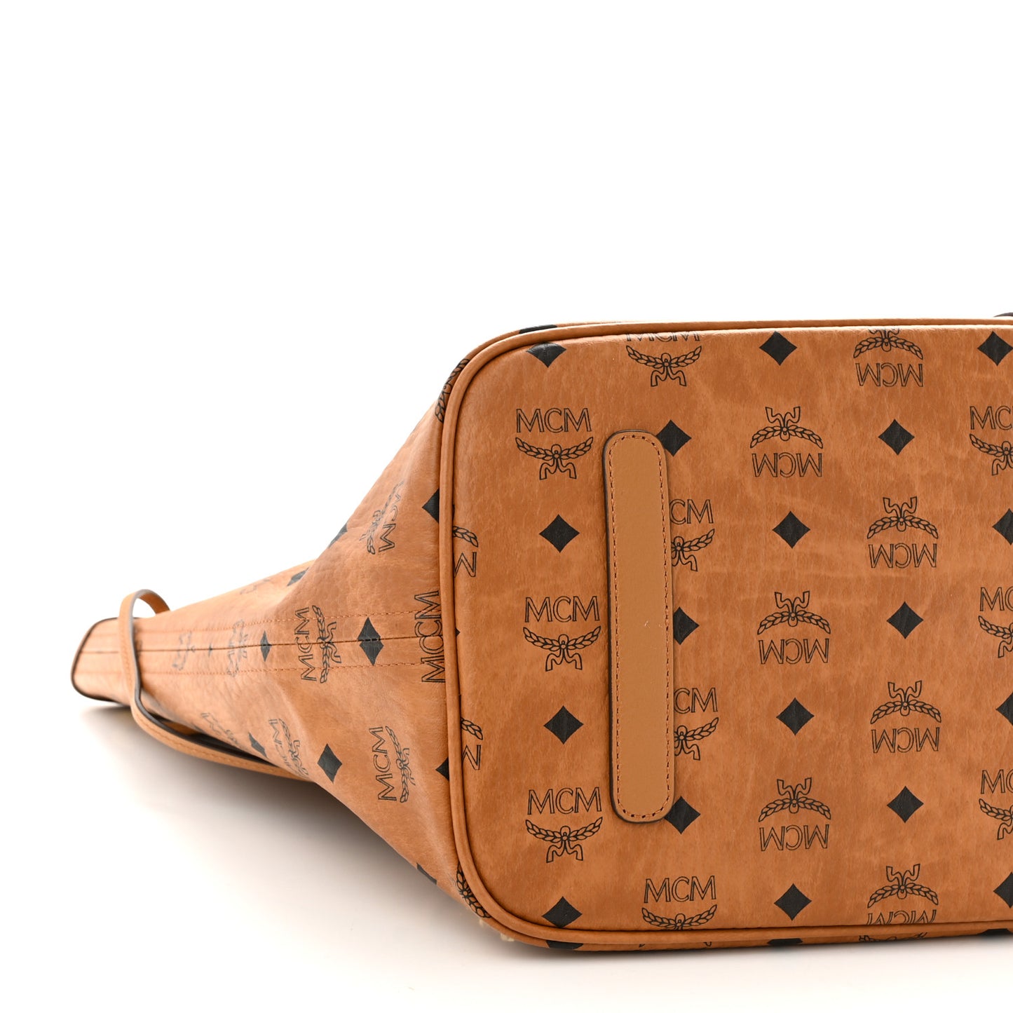 Visetos Large Liz Reversible Shopper Tote Cognac