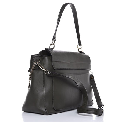 Chloe Calfskin Medium Faye Day Shoulder Bag Deep Forest 4 of 12