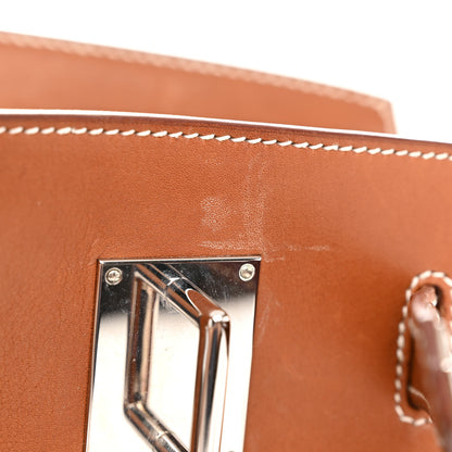 Hermes Barenia Feutre HAC Birkin 40 Gris Moyen 7 of 14