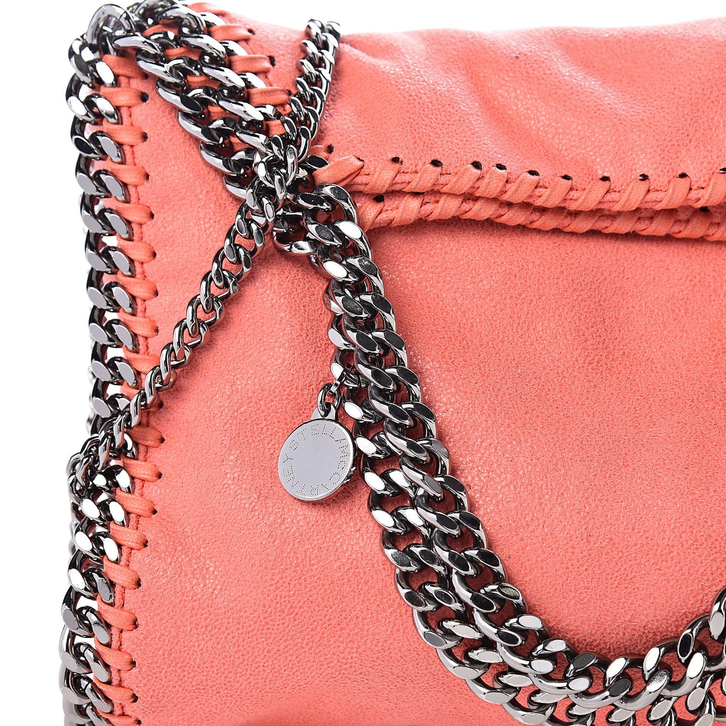 Shaggy Deer Mini Falabella Fold Over Tote Peony