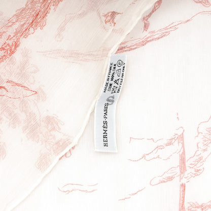 Hermes Silk Mousseline Stole 4 of 4