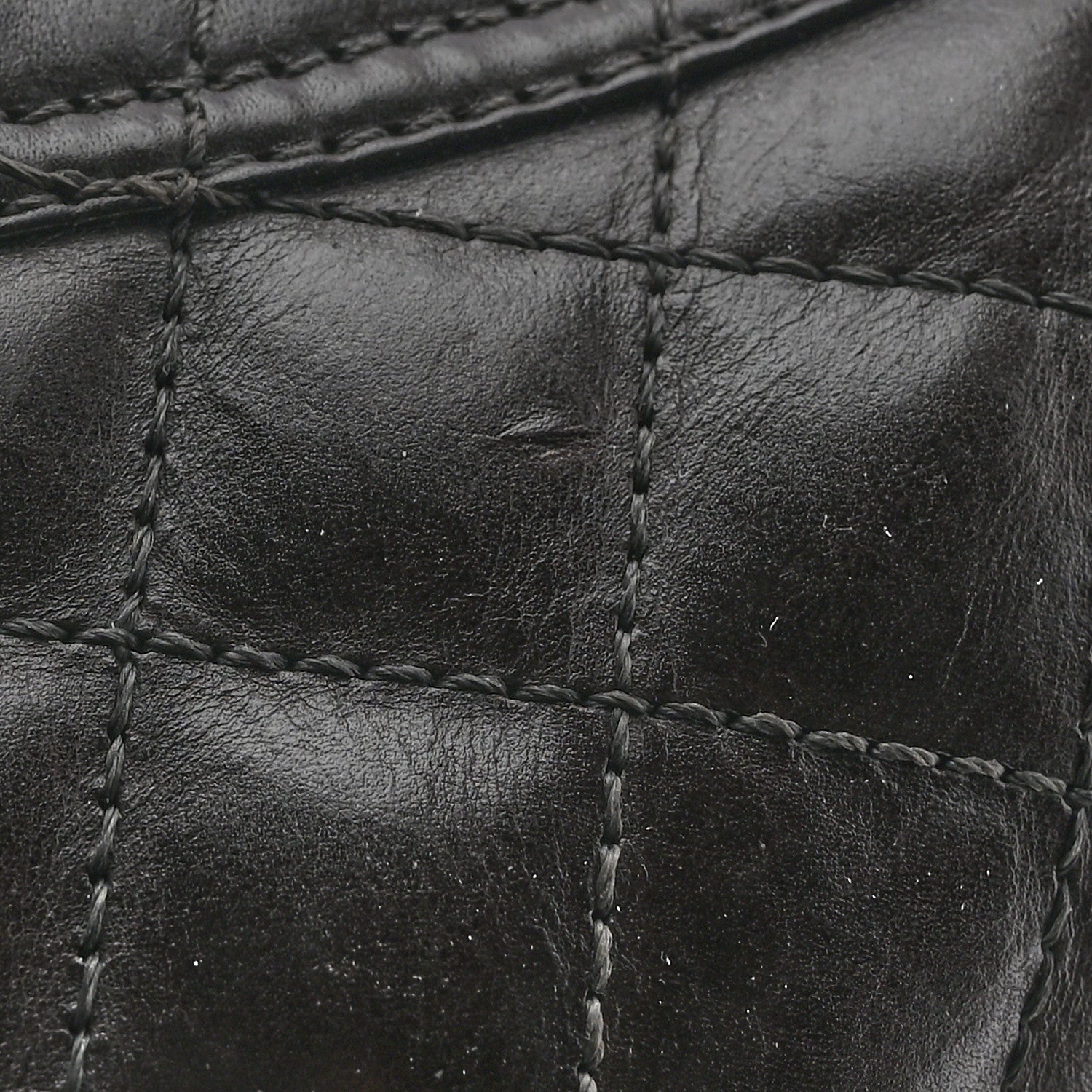 Chanel Calfskin Quilted Chain Around Combat Boots 39.5 Dark Brown 10 of 11