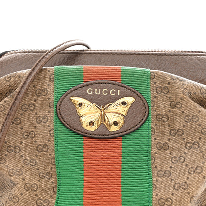 Gucci Mini Vintage GG Supreme Monogram Web Butterfly New Candy Crossbody Beige New Acero 8 of 10