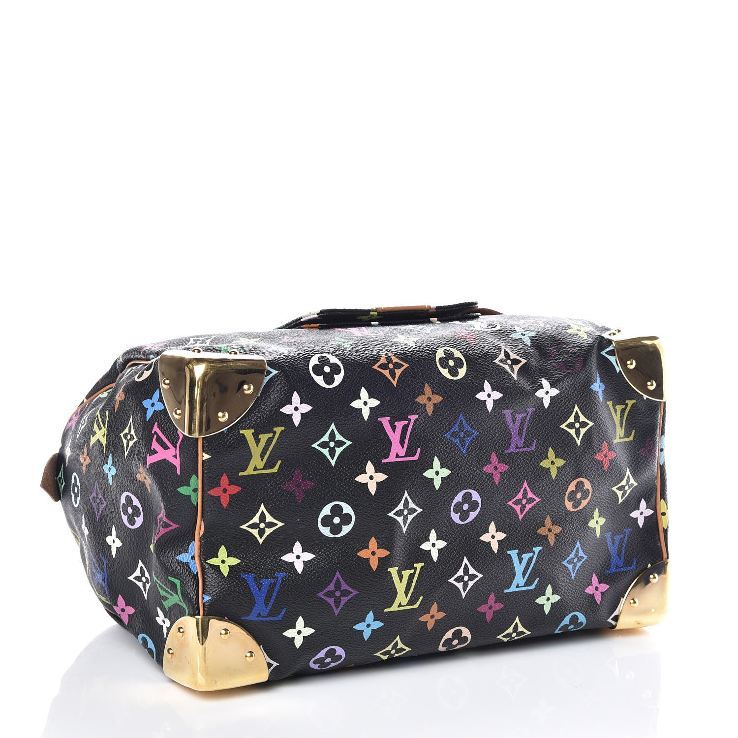 Louis Vuitton Monogram Multicolor Speedy 30 Black 4 of 9