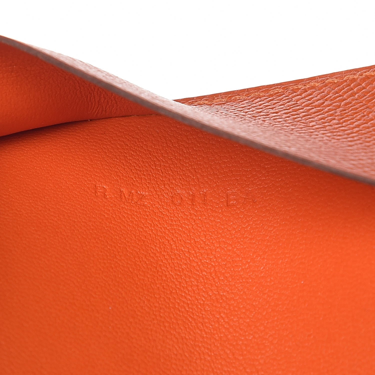 Hermes Epsom MC2 Magellan Passport Holder Orange 7 of 8