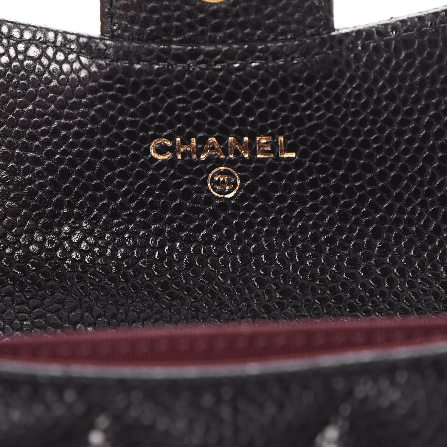 Chanel Caviar Quilted Flap Card Holder Wallet Black 6 of 10