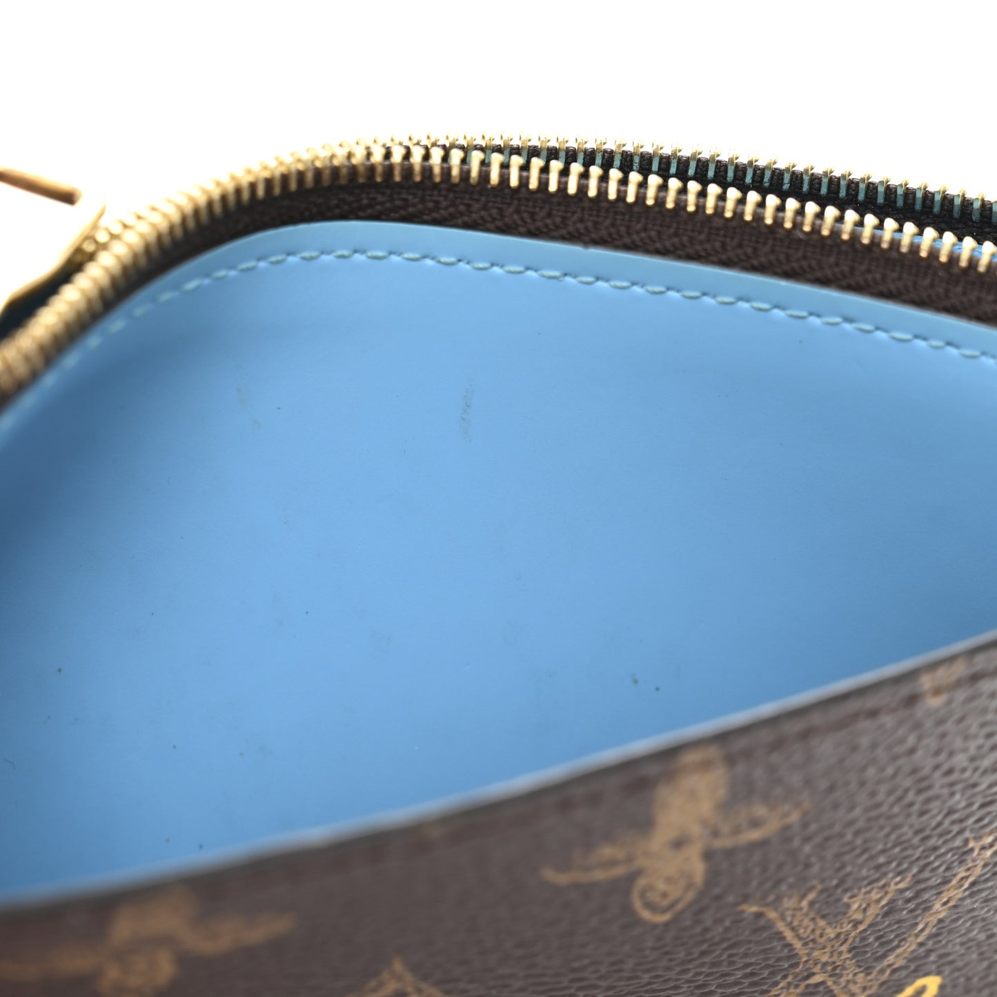 Monogram Vintage Calfskin Trunk L'œil Coin Card Holder